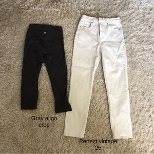 Madewell Perfect Vintage White Jeans